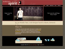 Tablet Screenshot of monikatanu.com